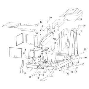 A Теплозащита B300RI D | Поломоечная машина B 300 R I (1.480-235.2) Karcher