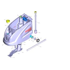 Бак комплектный B60 | Поломоечная машина с ручным управлением B 60 W Bp + R65 + Autofill + Squeegee (1.384-021.0) Karcher