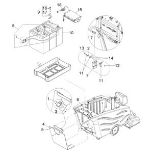 Блок аккумулятор | Аппарат для чистки ковров BRC 50/70 W Bp Pack (1.008-652.0) Karcher