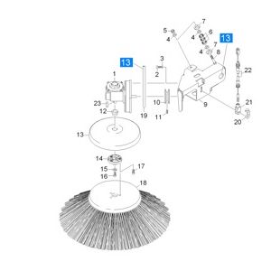 Боковая щетка | Подметальная машина KM 85/50 W Bp Adv (1.351-108.0) Karcher