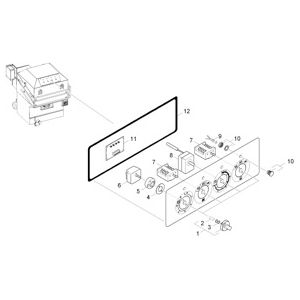 Control panel | Аппарат для очистки деталей PC 60/130 T (1.626-704.0) Karcher