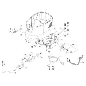 Детали | Моющий пылесос для ковров Puzzi 8/1 C (1.100-225.0) Karcher