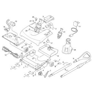 Детали | Электровеник EB 30/1 Li-Ion (1.545-126.0) Karcher