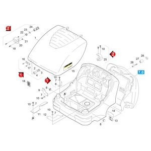 Детали | Компактная подметальная машина KM 85/50 W Bp Pack (1.351-114.0) Karcher