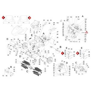 Детали | Компактная подметальная машина KM 80 W G (1.335-500.0) Karcher