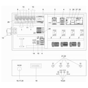 Электроприборный шкаф | Стационарный аппарат высокого давления HDC Standard (Без подогрева) (1.509-500.2) Karcher