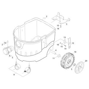 Емкость | Пылесос влажной и сухой уборки NT 35/1 Tact Bs (Tact-класс) (1.184-700.0) Karcher
