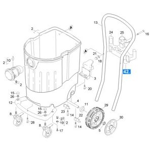 Емкость | Пылесос влажной и сухой уборки NT 55/1 Tact Te (Tact-класс) (1.146-822.0) Karcher