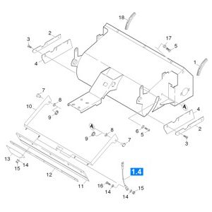 Емкость отходы | Компактная подметальная машина KM 85/50 W Bp Pack (1.351-114.0) Karcher