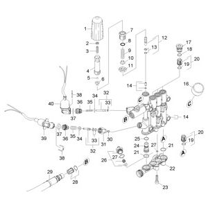 Головка цилиндра | Аппарат высокого давления HDS 6/14-4 CX (1.170-220.0) Karcher