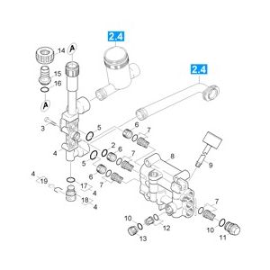 Клапаны | Аппарат высокого давления без подогрева воды HD 10/21-4 Cage *EU (Специальный) (1.286-314.0) Karcher