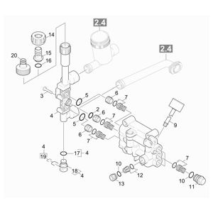 Клапаны | Аппарат высокого давления HD 10/25-4 S (1.286-120.0) Karcher