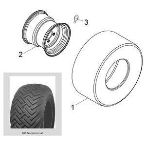 Колесо 300/60-12 Tracemaster AS (4.515-107.0) | Коммунальная машина MIC 50 (1.442-220.2) Karcher