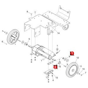 Колесо привод | Аппарат для чистки ковров BRC 50/70 W Bp Pack (1.008-652.0) Karcher