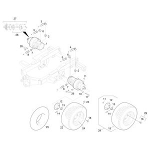 Колесо привод позади | Коммунальная машина MIC 26 C (1.442-212.2) Karcher