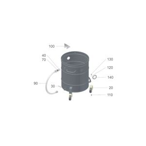 Контейнер-сборник IVR, 100 Liter RAL 701 (9.986-571.0) | Пылесос для сбора жидкостей и стружки IVR-L 100/30 (9.986-064.0) Karcher