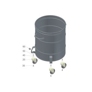 Контейнер-сборник IVR, 100 Liter RAL 701 (9.986-664.0) | Промышленный пылесос IVR 100/40 Pf (Супер класс) (9.986-069.0) Karcher