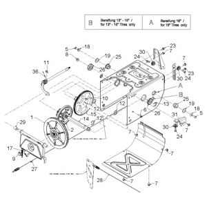 Коробка передач | Снегоочиститель STH 10.76 W (1.335-203.0) Karcher