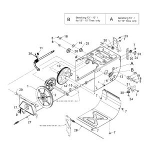 Коробка передач | Снегоочиститель STH 10.76 W (1.335-203.0) Karcher