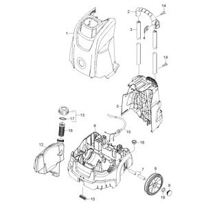 Корпус | Аппарат высокого давления HDS 5/13 U (1.064-038.0) Karcher