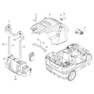 Корпус | Аппарат высокого давления HDS 6/14 CX (1.169-220.0) Karcher