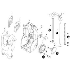Корпус | Аппарат высокого давления K 5 Compact Dakar (1.630-727.0) Karcher