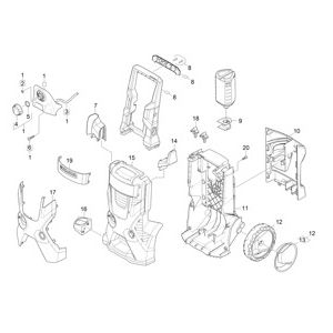 Корпус | Мойка высокого давления K 5 Premium (1.181-313.0) Karcher
