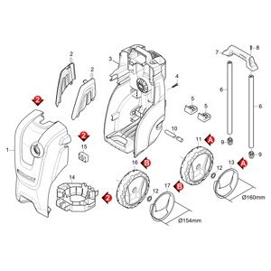 Корпус | Мойка высокого давления K 7 Compact (1.447-002.0) Karcher
