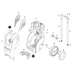 Корпус | Мойка высокого давления K 7 Compact Home (1.447-004.0) Karcher