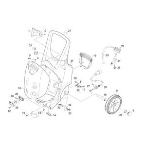 Корпус | Аппарат высокого давления HD 10/23-4 SX Plus (1.286-311.0) Karcher
