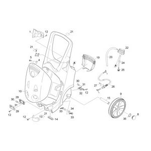 Корпус | Аппарат высокого давления без подогрева воды HD 10/25-4 SX Plus (Супер класс) (1.286-927.0) Karcher