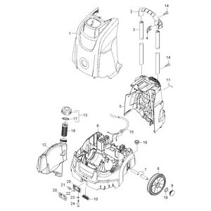 Корпус | Аппарат высокого давления HDS 5/11 UX (1.064-031.0) Karcher