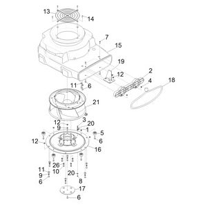 Корпус мотор | Сушилка для ковров AB 20 (1.004-045.0) Karcher