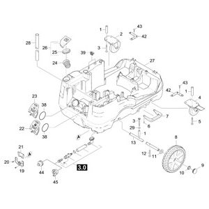 Корпус нижняя часть | Аппарат высокого давления HDS 10/20 -4M *EU-II (1.071-421.0) Karcher