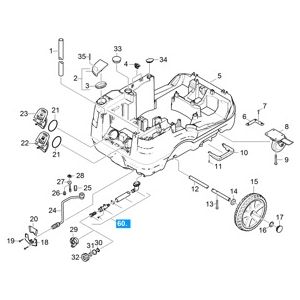 Корпус нижняя часть | Аппарат высокого давления с подогревом воды HDS-E 8/16-4 M 24KW (Специальный) (1.030-904.0) Karcher
