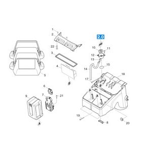Кожух мотор | Поломоечная машина BR 30/4 C Bp Pack (1.783-214.0) Karcher