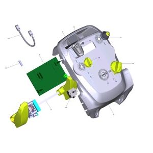 Кожух панель управления комплектный B60W | Поломоечная машина с ручным управлением B 60 W Bp + D65 + Autofill + Squeegee (1.384-022.0) Karcher