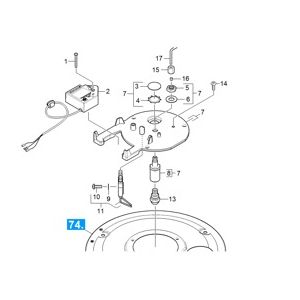 Крышка горелки | Аппарат высокого давления HDS 11/18-4 S Basic (1.071-628.0) Karcher