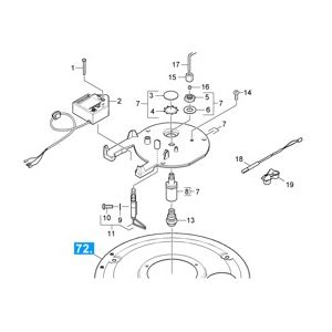 Крышка горелки | Аппарат высокого давления HDS 13/20-4 SX (1.071-850.0) Karcher
