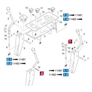 LEVER | Подметальная машина с сиденьем для водителя KMR 1250 D KAT (1.091-135.0) Karcher