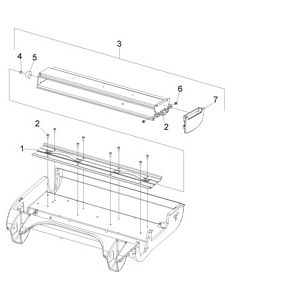 Монтажная плита | Аппарат для чистки ковров BRS 43/500 C (1.006-671.0) Karcher