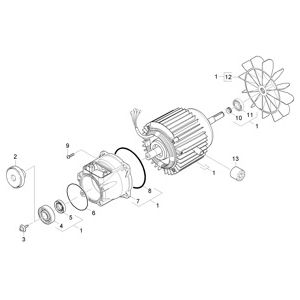 Мотор | Аппарат высокого давления HDS 5/13 U (1.064-038.0) Karcher