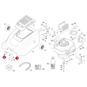 Мотор | Ручная подметальная машина KM 75/40 W P (1.049-205.0) Karcher