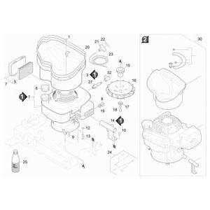 Мотор | Компактная подметальная машина KM 85/50 W P (1.351-109.0) Karcher
