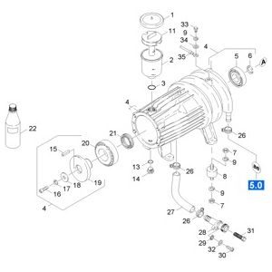 Мотор | Аппарат высокого давления HDS 12/14-4 ST Gas (1.251-110.0) Karcher