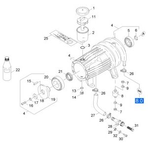 Мотор | Стационарный аппарат высокого давления HDS 9/14-4 ST (Топливо нефть / газ) (1.698-917.0) Karcher