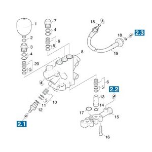 Насос 1 | Аппарат высокого давления с подогревом воды HDS 2000 SUPER (Супер класс) (1.071-934.0) Karcher