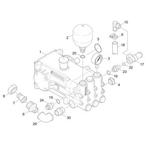 Насос | Портальная установка для грузовых автомобилей TB (1.534-053.0) Karcher
