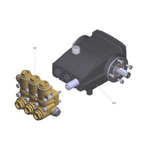 Насосный агрегат Leuco KR3417R | Аппарат высокого давления без подогрева воды HD 20/15-4 Cage Plus (Специальный) (1.353-906.0) Karcher