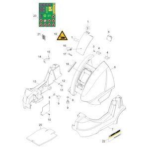 Обшивка | Коммунальная мусороуборочная машина IC 15/240 W Adv (1.183-904.0) Karcher